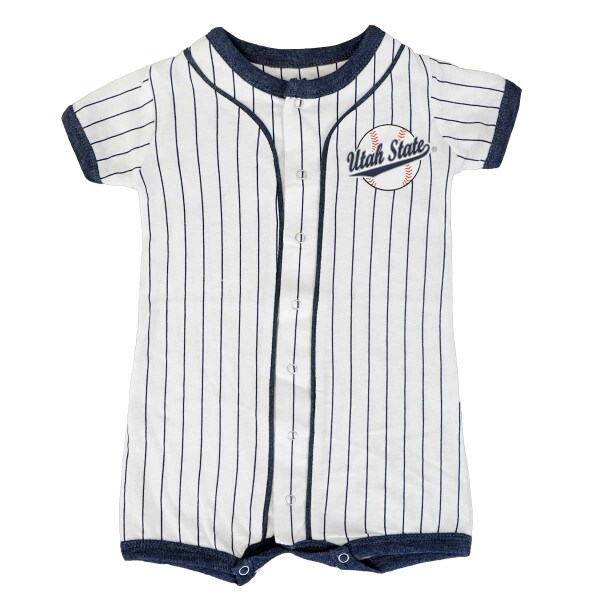 Infant Utah State Baseball Romper